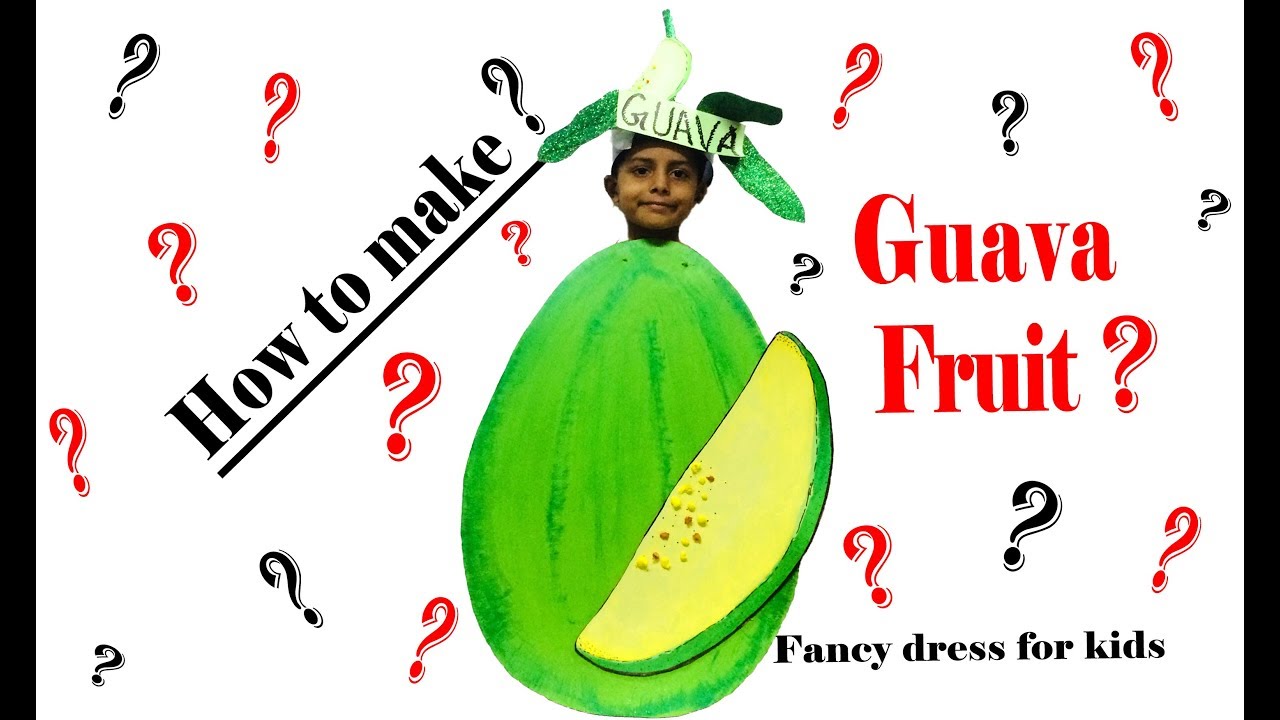Guava/peru / How to make / handmade / Fruit / Fancy dress costume for