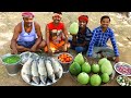 Big Size Carp Fish cooking | Carp fish curry recipe with Lau ki Sobji | villfood Kithcen recipes