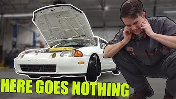 First Start on my Built B Series! - LS-VTEC Build Part 3