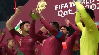 PES 21 [Virtuared v5] vs FIFA 22 [WC Mod] - Winning the World Cup 2022 animations [1440p]