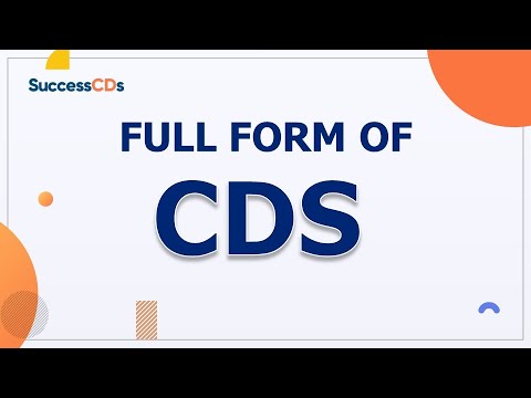 CDS Full Form | What is the full form of CDS? SuccessCDs Full Forms