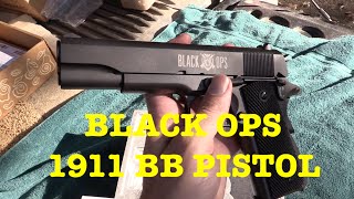 Black Ops 1911 Full Metal Bb Pistol Review