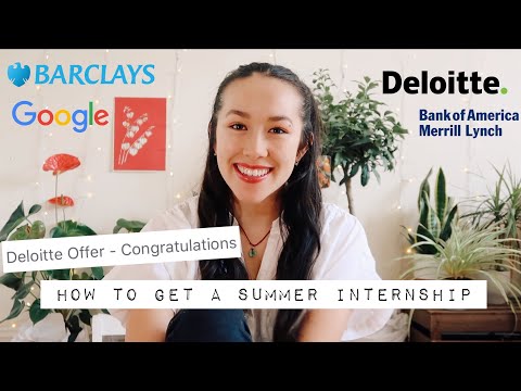 How To Get A Summer Internship In London | A Big Four Finance Company