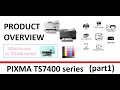 PIXMA TS7450 TS7451 TS7440 TR7020 Product overview (part1) What is new vs TS5350 or TS5320