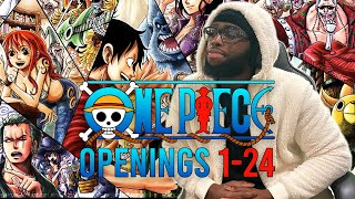 IS THIS OVERHYPED? - Reacting to One Piece Openings for the First Time