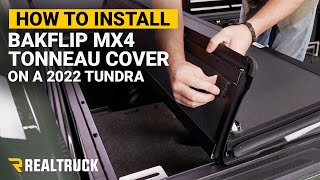 How to install BAKFlip MX4 on 2022 Tundra