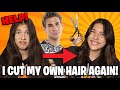 I CUT MY OWN HAIR AGAIN!!! How to Cut Curtain Bangs Yourself with the Help of Brad Mondo!