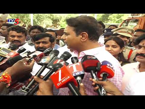 రేవంత్ నీ సంగతి చెప్తా.. టైమ్ చూసి కొడతా! | KTR Mass Warning To CM Revanth Reddy | TV5 News