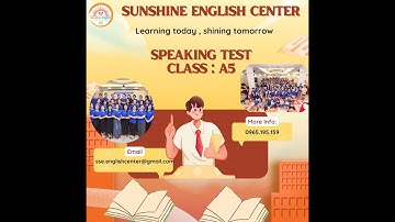 SPEAKING TEST - I LEARN SMART START 3 - UNIT 1 + UNIT 2