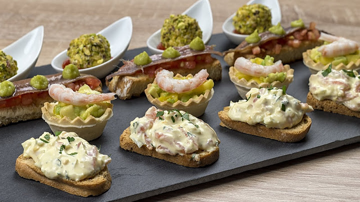 4 IDEAS DE APERITIVOS PARA NAVIDAD