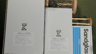 【購入】佐藤計量器/SATO 砂時計 3分 30分 60分(Sandglass)