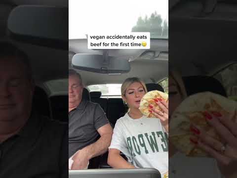 Vegan accidentally eats beef for the first time