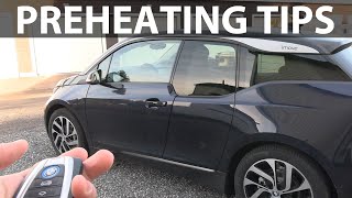 How to preheat BMW i3 without app access