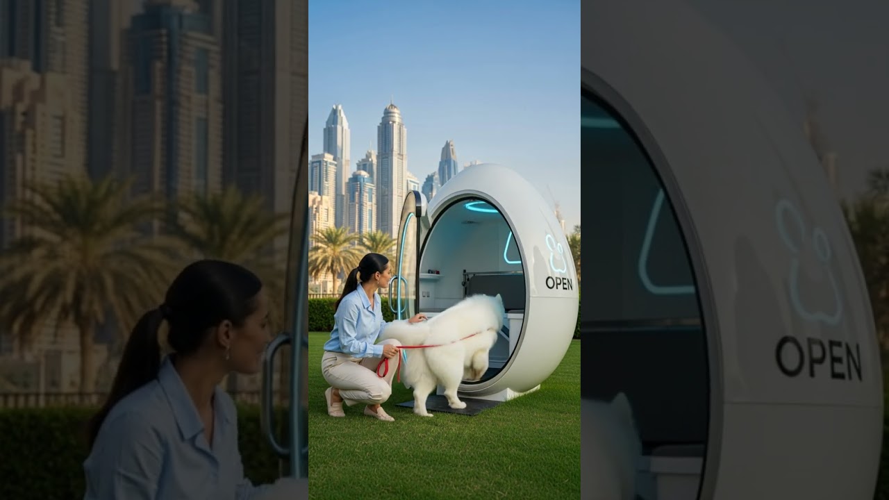 Dubai’s New AI Pet Barber Pod Will Blow Your Mind With Tech Magic 