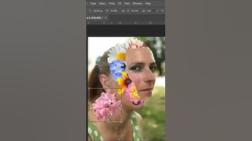 Flower Face Surreal Portrait #photoshop #speedart