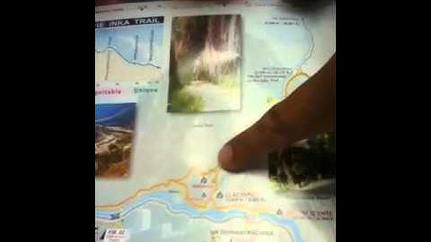 Ticket and map of inca trail to Machu Picchu (7)