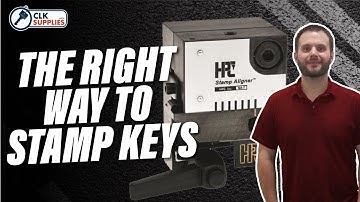 Locksmith Tool | HPC Stamp Aligner SA-7 - The Right Way to Stamp Keys!