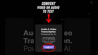 How to convert video or audio to text #transcribe #tutorial #transcription screenshot 2