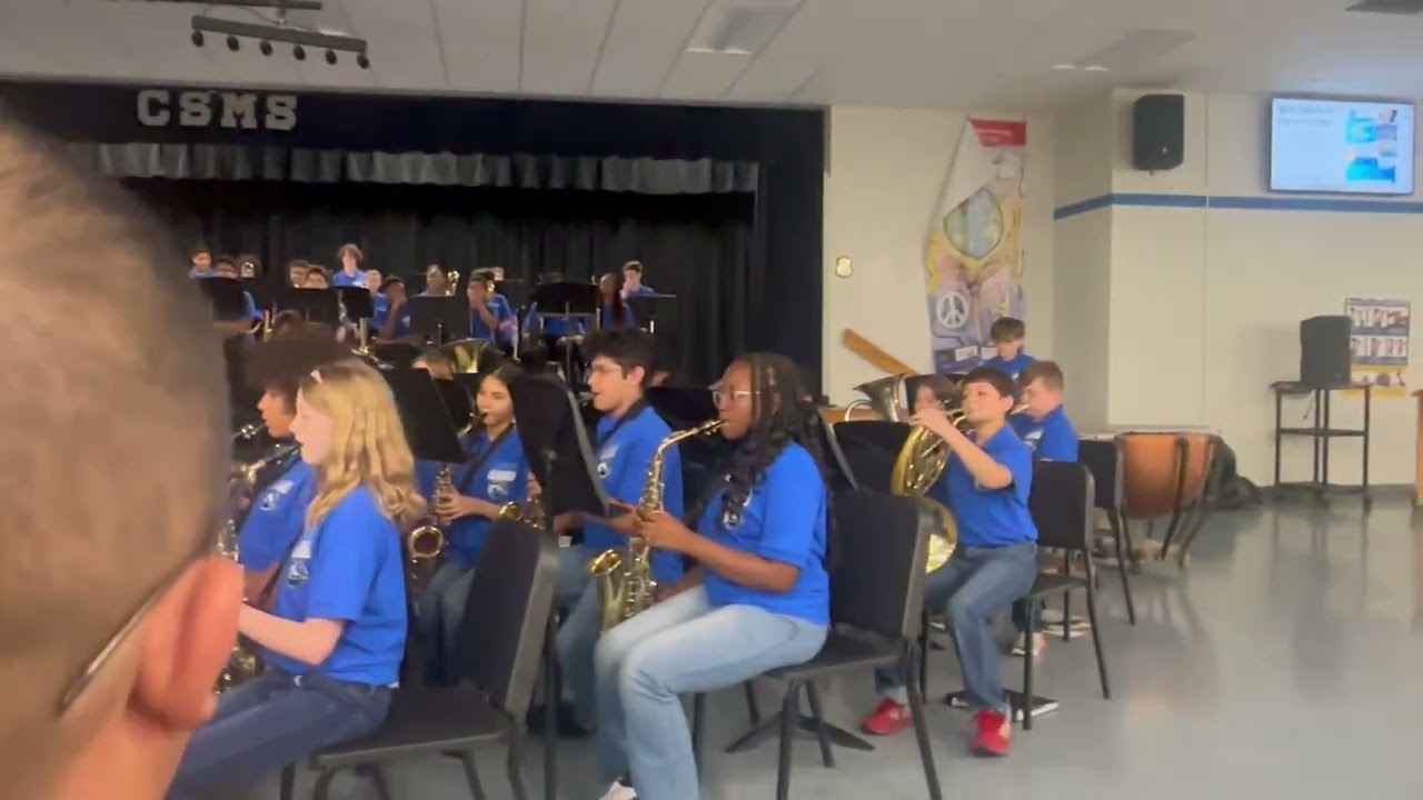 Coral Springs Middle School beginning band-Star Wars!