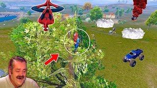 Unluckiest Moments Ever 😭 Pubg Mobile Trolling Noobs 🤣 SPIDER-MAN MODE 