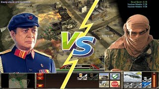 Generals Zero Hour  Challenge  General Tao vs Dr. Thrax  Hard Difficulty