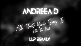 Andreea D - All That You Say Is (Ta Ta Ra) I LLP Remix