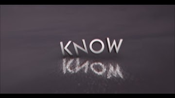 Somewhere only we know | AMV / Typography