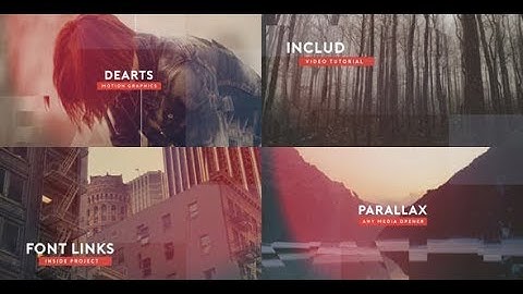 Parallax Media Opener (Best After Effects Projects)