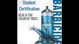 Cosmetology Barbicide Student Certification