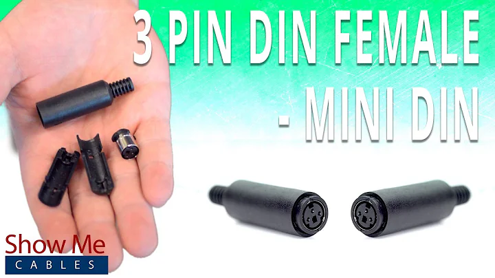 How To Install The 3 Pin Mini DIN Female Solder Connector