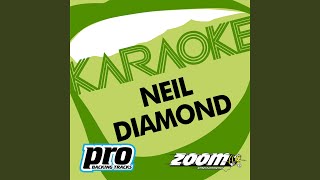 Song Sung Blue (In The Style Of 'Neil Diamond')