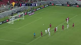 Goal! Qatar 3-0 El Salvador | Al Moez Ali 55' Resimi