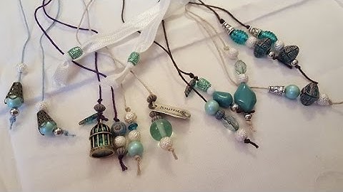 Pain Journal Bookmark Charms Tutorial