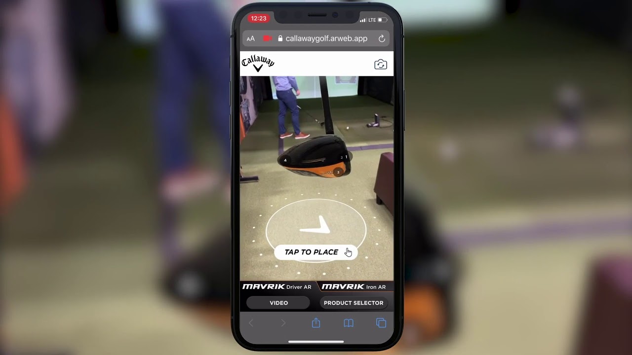 WebAR for Product Visualisation | Groove Jones Callaway Golf: Experience MAVRIK