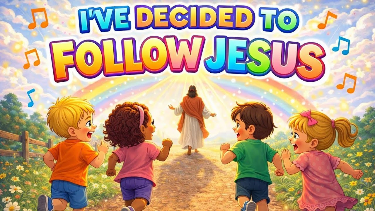 I’m Decided to Follow Jesus 👣 | Joyful Kids Worship Song with Clapping & Actions