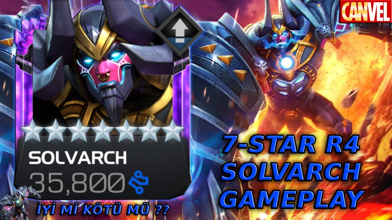 7-STAR R4 SOLVARCH GAMEPLAY | KARIŞIK ROTASYON, SİNİR BOZUCU SAVUNMA - MCOC