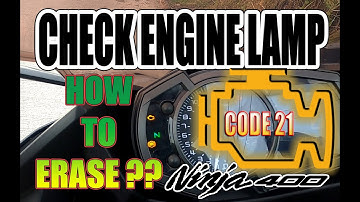 Check engine | Error code 21 Kawasaki Ninja 400