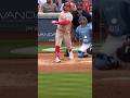 Kyle Schwarber’s HR ball gets dropped in worst way 😂🎶#MLB#Phillies