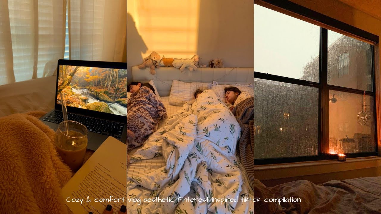 Cozy & comfort days aesthetic vlogs | Tiktok compilation☕🎧 - YouTube
