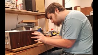 Ryan Solders His First Components Into A Client's Units.