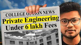 Top 7 CHEAPEST Private Engineering Colleges in India REVEALED
