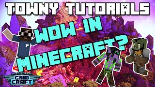 MCMMO IT'S WOW BUT MINECRAFT??? - Towny Tutorials Day 3