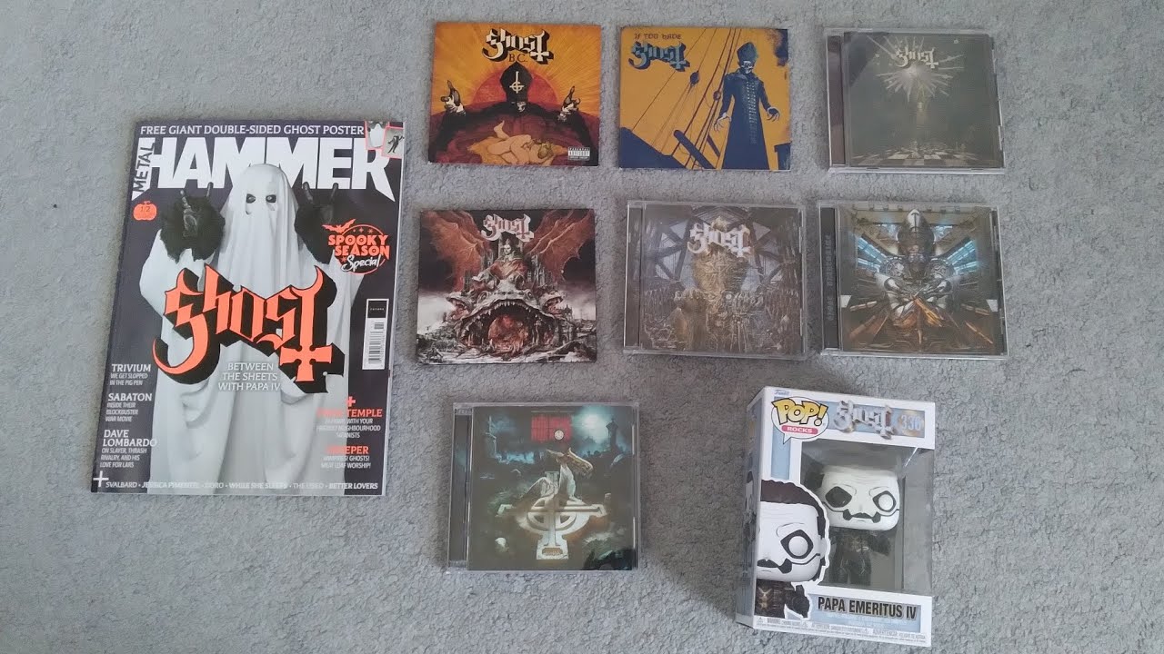 MY GHOST COLLECTION (CDs, FUNKO POP, AND MORE!) - YouTube