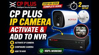 how to initialize cp plus ip camera | add ip camera to cp plus nvr