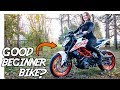 Can She Handle The Power?.. | Alexis Takes On The KTM 390 Duke