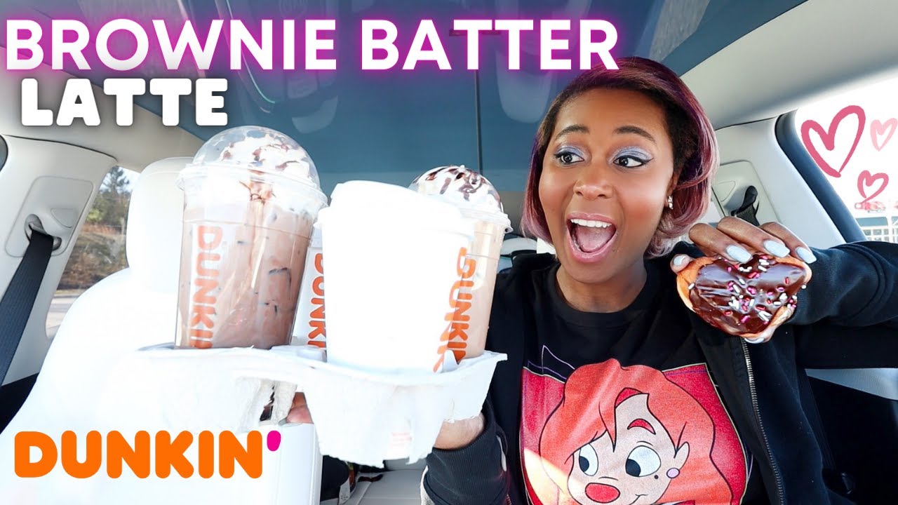 Dunkin Brownie Batter Latte Cocoa Mocha And Brownie Batter Donut dunkin-brownie-batter-latte-cocoa-mocha-and-brownie-batter-donut
