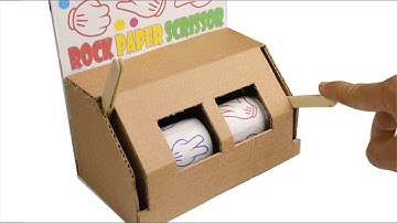 How to Make Rock, Paper & Scissor Game from Cardboard