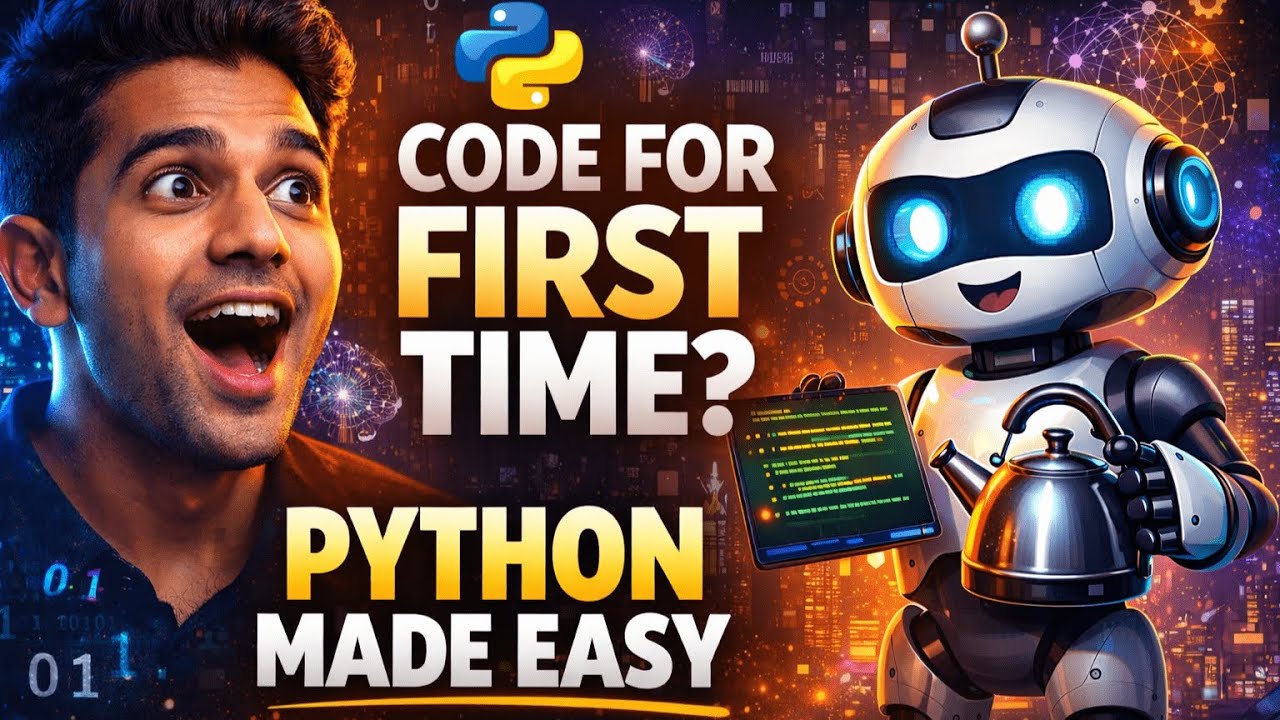 Write Your First Python Code Even If You’ve Never Coded Before - YouTube