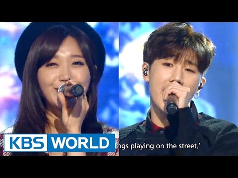 Kim SeongKyu (김성규) & Jeong EunJi (정은지) - Happy Together [Music Bank Christmas Special / 2015.12.25]