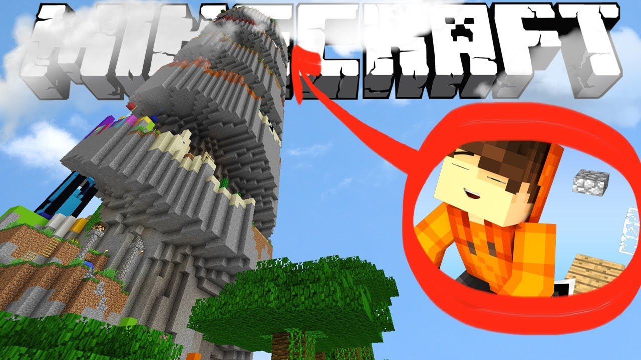 Спиральная паркур карта для майнкрафт